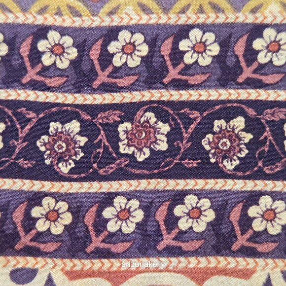 Unused Oscar de la Renta Silk Oblong Scarf Yellow Brown Flowers - Picture 10 of 15